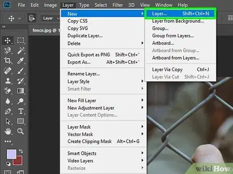 Image titled Remove a Chain Link Fence in a Photograph Using Photoshop CC Step 2