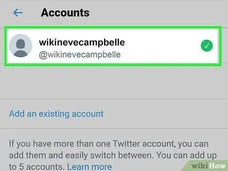 Image titled Switch Twitter Accounts Step 8