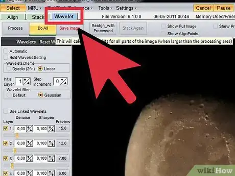 Image titled Align and Stack Multiple Moon Pictures with Ninox and Registax Step 12