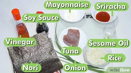 Image titled Make a Spicy Tuna Roll Step 1