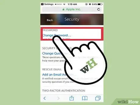 Image titled Change Apple ID Password on iPhone Step 11