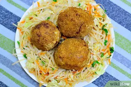 Image titled Make Thai Scotch Quail Eggs in Edible Nests Final