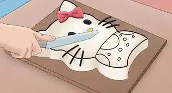 Make a Hello Kitty Cake