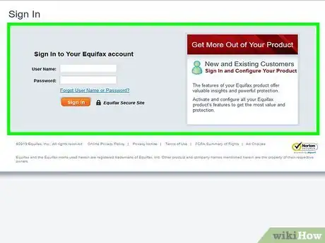 Image titled Change Your Equifax Password Step 1