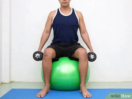 Image titled Work out Biceps With an Exercise Ball Step 8