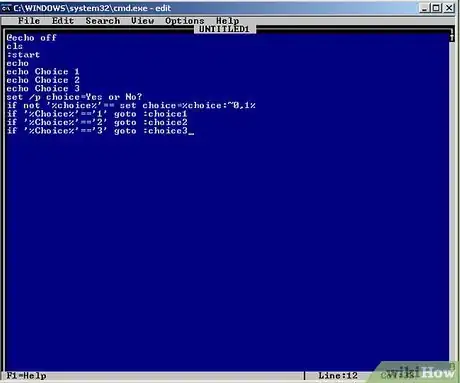 Image titled Create Options or Choices in a Batch File Step 16