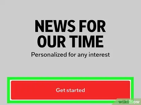 Image titled Create a Flipboard Account on iPhone or iPad Step 3