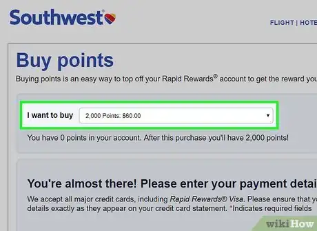 Image titled Buy Southwest Points Step 3