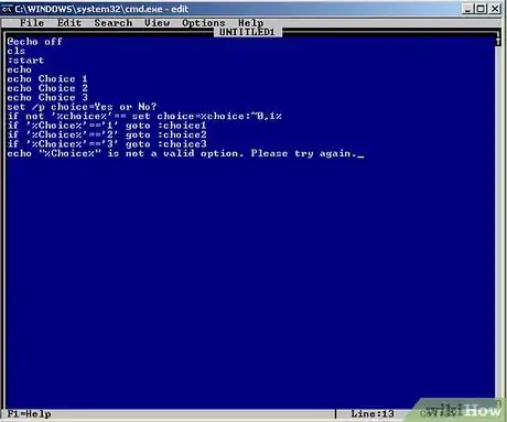 Image titled Create Options or Choices in a Batch File Step 17