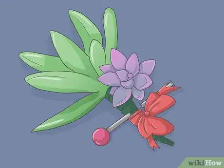 Image titled Make a Succulent Boutonniere Step 12