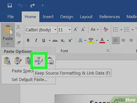 Image titled Convert Excel to Word Step 11