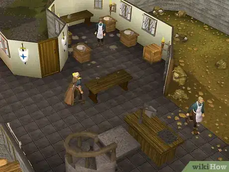 Image titled Make Leather Gloves in RuneScape Step 1