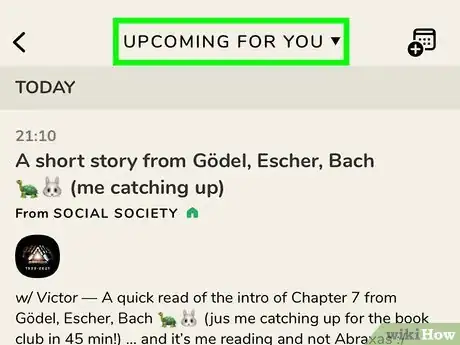 Image titled Find an Event or Scheduled Room in Clubhouse Step 2