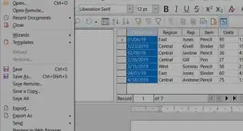 Convert a LibreOffice Spreadsheet Into a Database for Mail Merge Documents