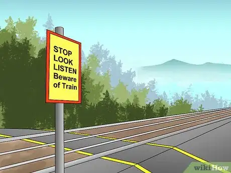 Image titled Cross a Railroad Crossing Step 12