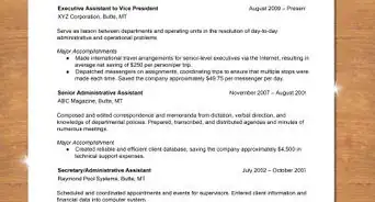 Write a Chronological Resume