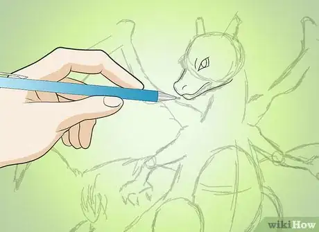 Image titled Draw Charizard Step 3