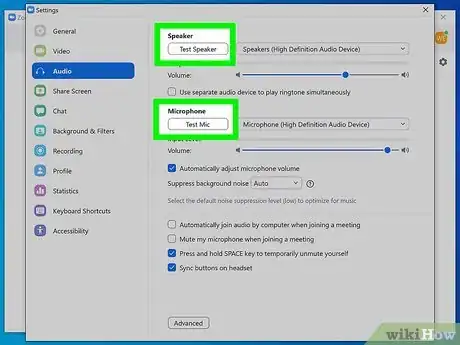 Image titled Control Your Audio on Zoom Step 4
