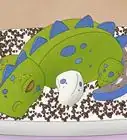 Make a 3D Dinosaur Birthday Cake
