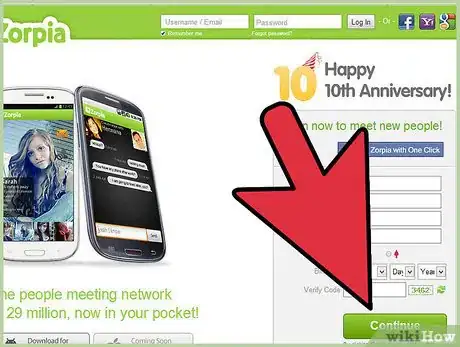 Image titled Sign Up Zorpia Step 2