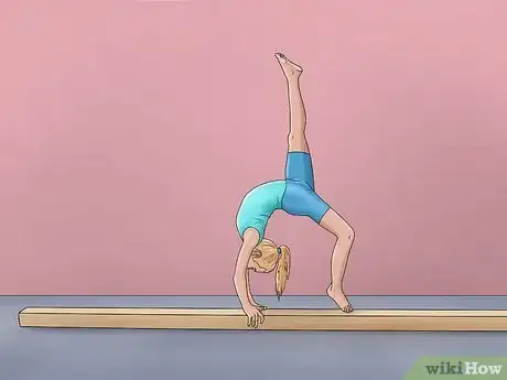 Image titled Do to Back Walkovers on the Beam Step 9