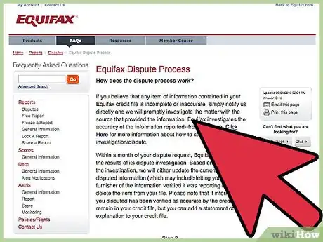 Image titled Dispute an Equifax Credit Report Online Step 5