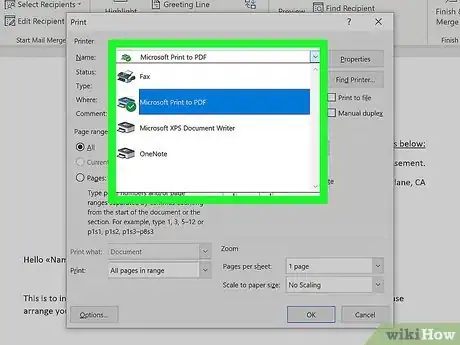 Image titled Mail Merge Using a List from Access Database Step 20