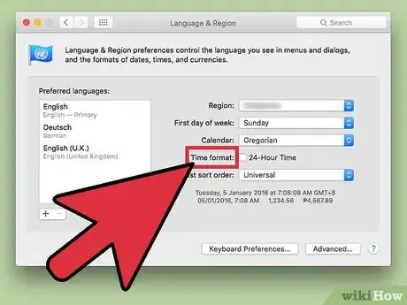 Image titled Set a 24 Hour Clock on a Mac Step 4