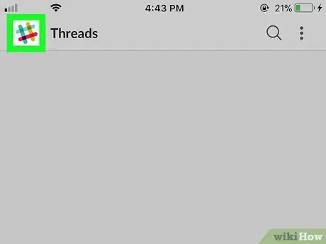 Image titled Upload a File on Slack on iPhone or iPad Step 2