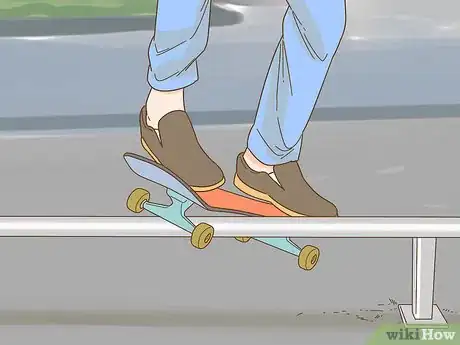Image titled Frontside Boardslide Step 6