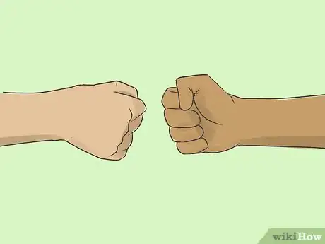 Image titled Do the Knothole Freedom Fighter Handshake Step 1