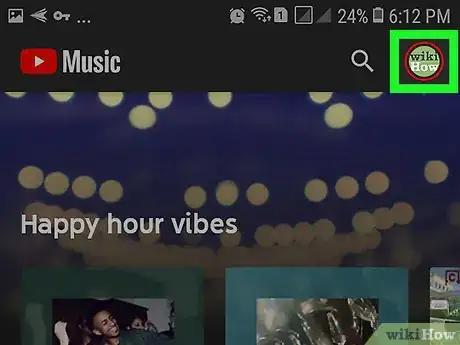 Image titled Make YouTube Music Subscriptions Private on Android Step 2