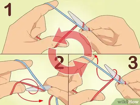 Image titled Knit a Two Color Italian Cast on Step 5