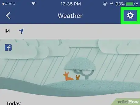 Image titled Use the Facebook Weather App on iPhone or iPad Step 4