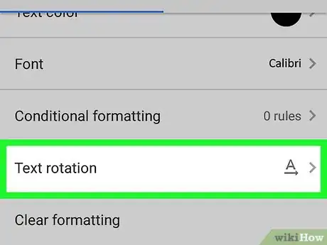 Image titled Rotate Text on Google Sheets on Android Step 5