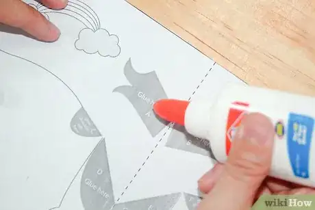 Image titled Make a Unicorn Pop up Card (Robert Sabuda Method) Step 16
