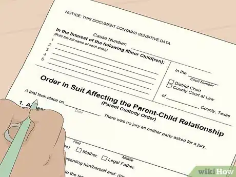 Image titled Change Child Custody in Texas Step 3