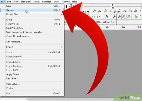 Image titled Change a Mono Track Into Stereo Track Using Audacity Step 3