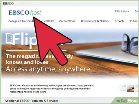 Image titled Search an EBSCOhost Research Database Step 1