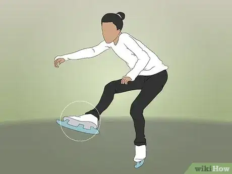 Image titled Do a Sit Spin (on Ice.) Step 2