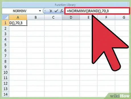 Image titled Create a Normal Distribution with Excel Step 6