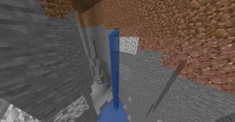 Image titled Get down a minecraft ravine step 2.png
