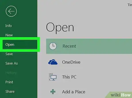 Image titled Recover an Unsaved Excel File on PC or Mac Step 3
