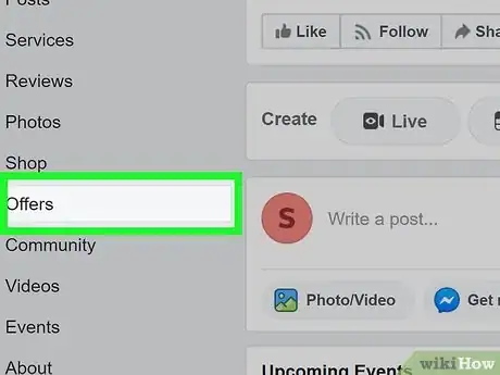 Image titled Create a Facebook Offer Step 2