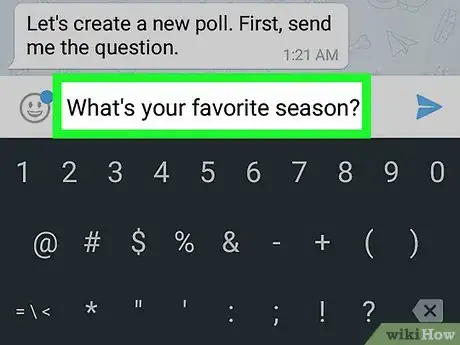 Image titled Create Poll on Telegram on Android Step 6