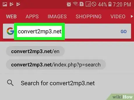 Image titled Download Videos from YouTube Using Opera Mini Web Browser (Mobile) Step 9