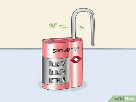 Image titled Set a Samsonite Lock Step 3