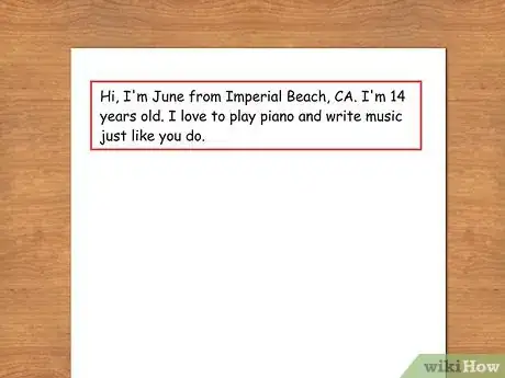 Image titled Write Fan Mail Step 1