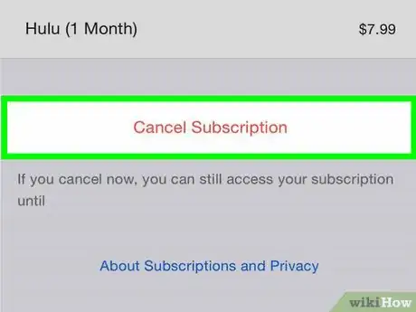 Image titled Cancel Free Trial on Hulu on iPhone or iPad Step 8