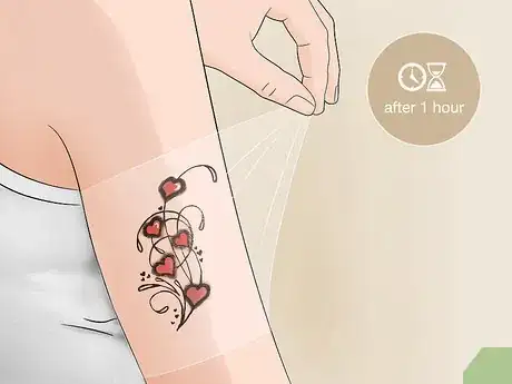 Image titled Care for a Tattoo Step 2